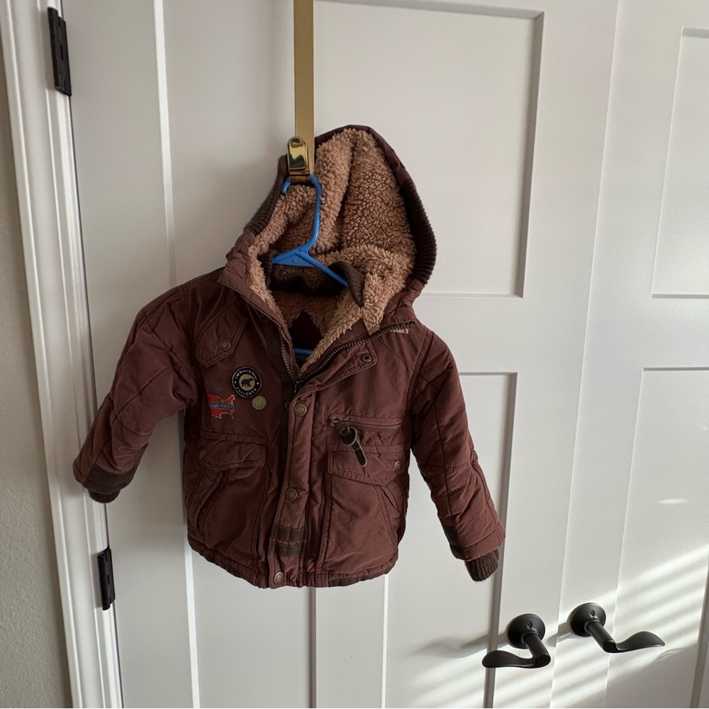 London fog, toddler, 3T,, boy, jacket, coat, winter, Sherpa, warm, winter, play,